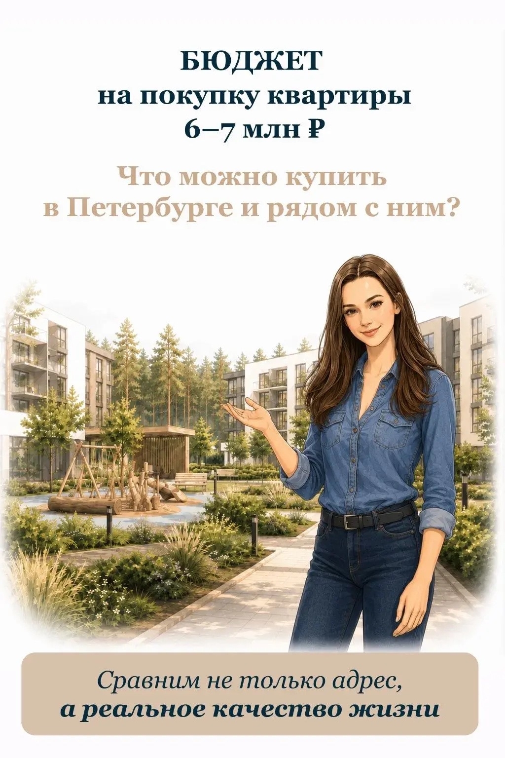 За 6–7 миллионов в Петербурге можно купить две абсолютно разные