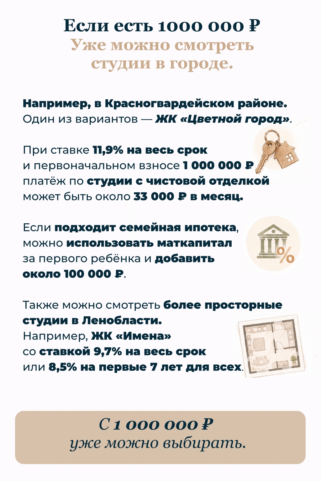 Я часто слышу вопрос: "С какой суммой вообще можно начинать