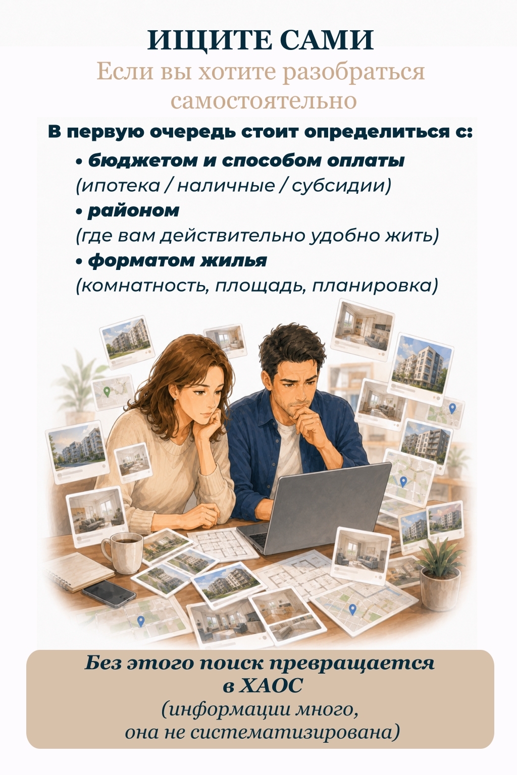 🔍 Как искать квартиру так, чтобы не утонуть в сотнях