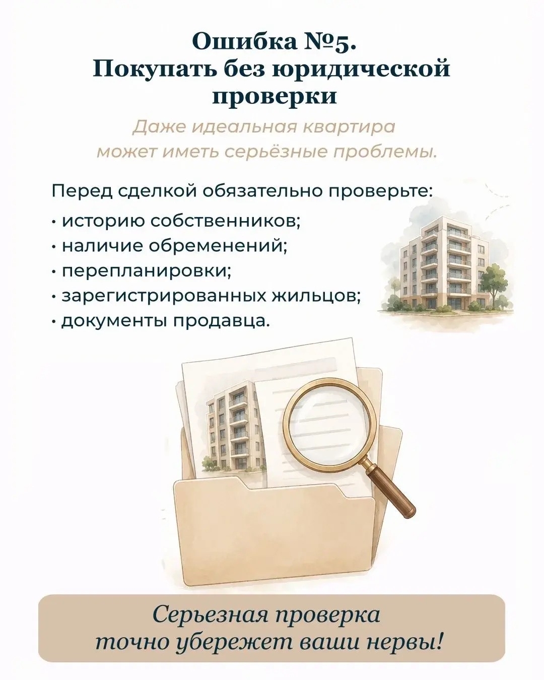 Покупка квартиры — это не только выбор варианта и подходящей