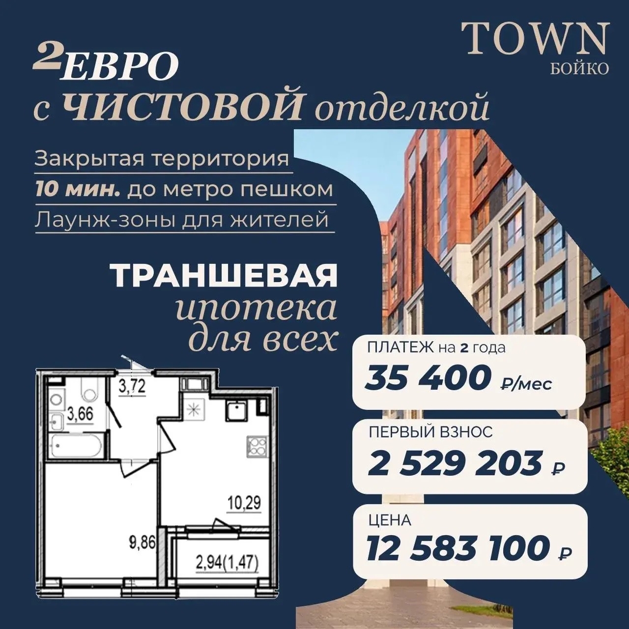 Представьте, вы нашли квартиру, которая подходит по локации, метро, сроку сдачи