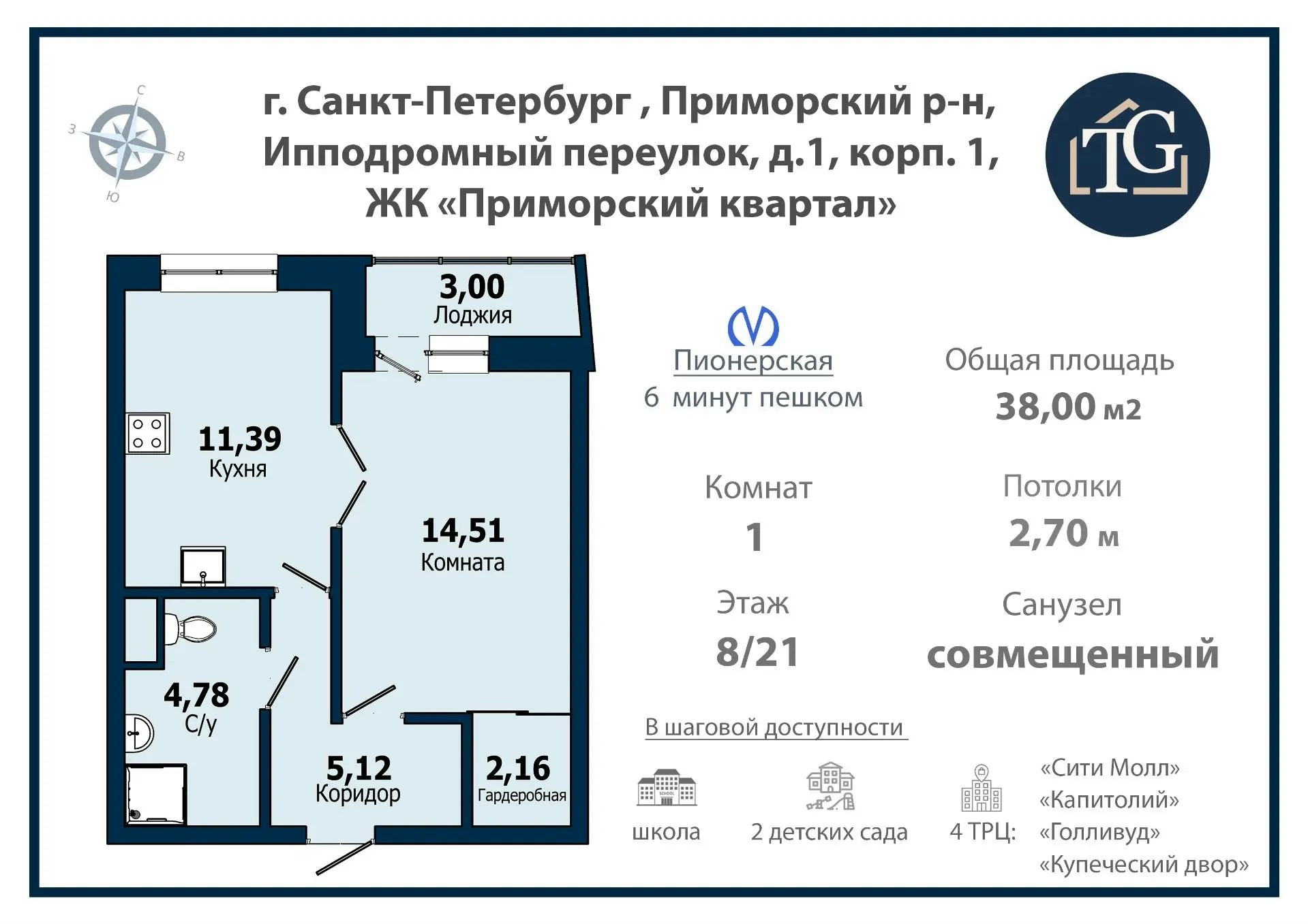 Квартира, куда можно переезжать сразу после сделки