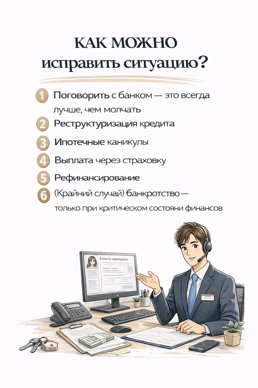 🏦 Просрочка по ипотеке: что будет и как себя спасти?