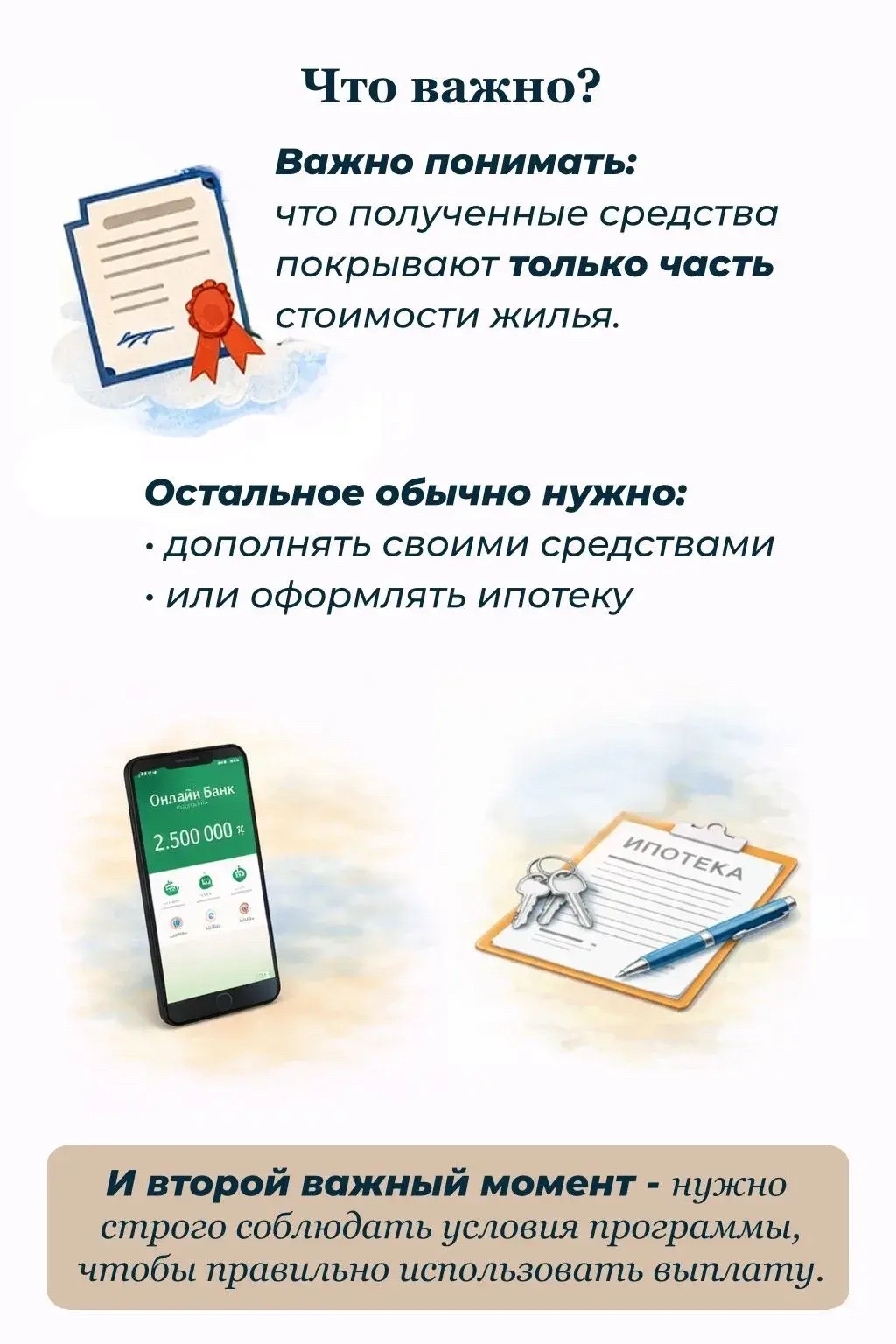 💰 Получили субсидию или жилищный сертификат? Самое сложное только начинается.